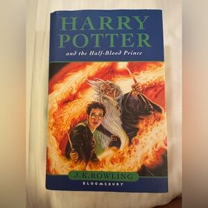 Rare UK first edition w misprint Harry Potter Half Blood Prince
